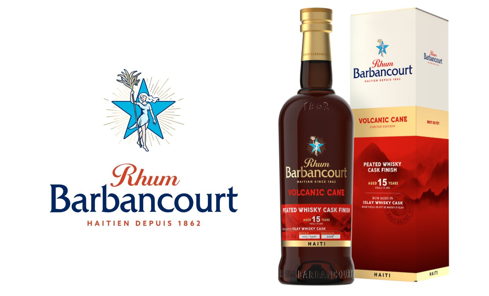 Rhum Barbancourt® - Barbancourt 15 Years Volcanic Cane Peated Whisky Cask Finish